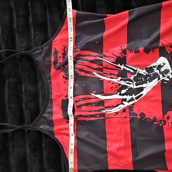 MD - A Nightmare On Elm Street Freddy Krueger Sleep Slip Dress - Picture 7 of 10